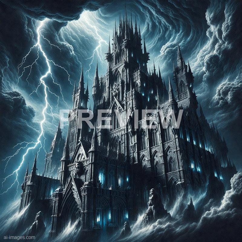 14870 - a-castle-suspended-in-a-stormy-sky-a-gothic-castle-fl_250705172121_00001